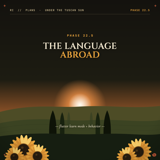 Phase 22.5 — The Language Abroad